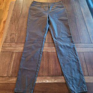 DAZZ High-Waisted Faux Leather Skinny Pants size L